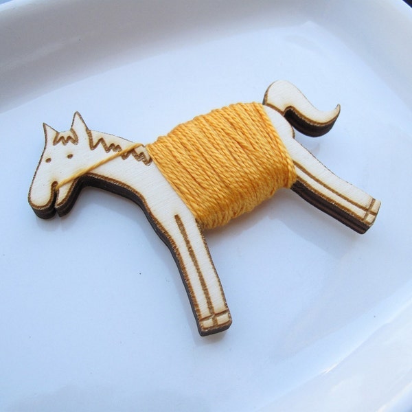 Flossy the Pony Embroidery Floss Bobbin