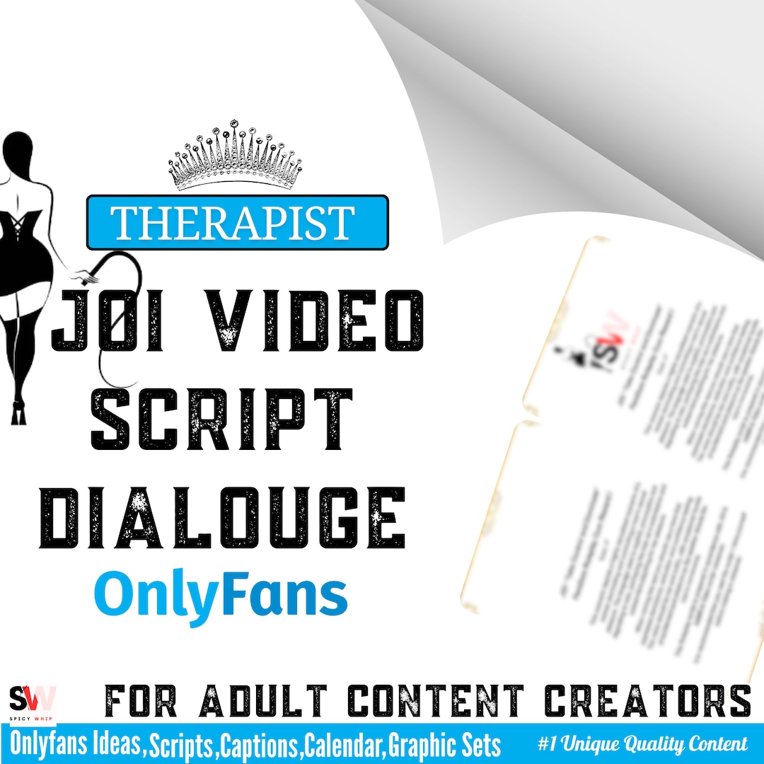 Extreme JOI Role-play Real Therapist Experience Script Kit Therapist 