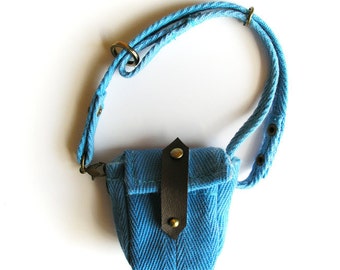 Cyan Satchel Bag for Timmie Tadpole or other small toys