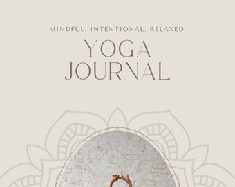 Mindful Yoga Journal, Digital Product, Instant Download