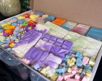 600g Wax Melt Mystery Box - Scented Random Wax Melt Shapes, Mystery Box,  Great Gift Idea, Various Scents, Aroma, Letterbox Gift