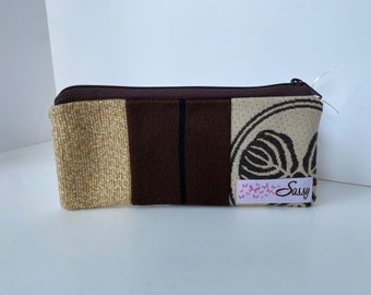 Barrel Makeup Bag - Caramel - Etsy