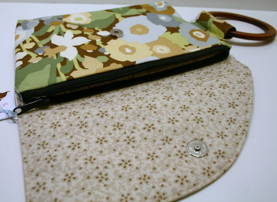 Floral Fabric Handmade Clutch Handmade Fabric Handbag Wristlet Clutch Bag Tricia Bag Etsy Canada