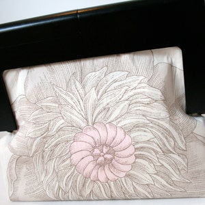 Bolso clutch de tela floral grande, bolso clutch único, bolso clutch hecho a mano, bolso nocturno para niñas - Stella Clutch