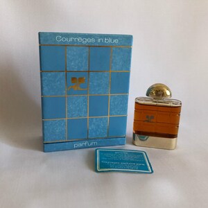 Parfum Courreges Courreges in blauw, 15 ml, VINTAGE afbeelding 5