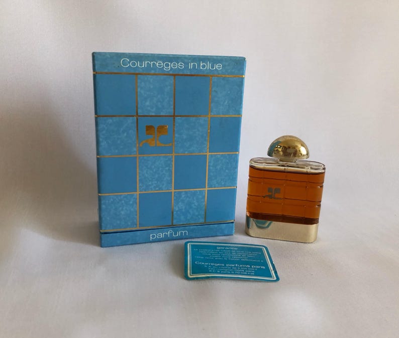 Parfum Courreges Courreges in blauw, 15 ml, VINTAGE afbeelding 5