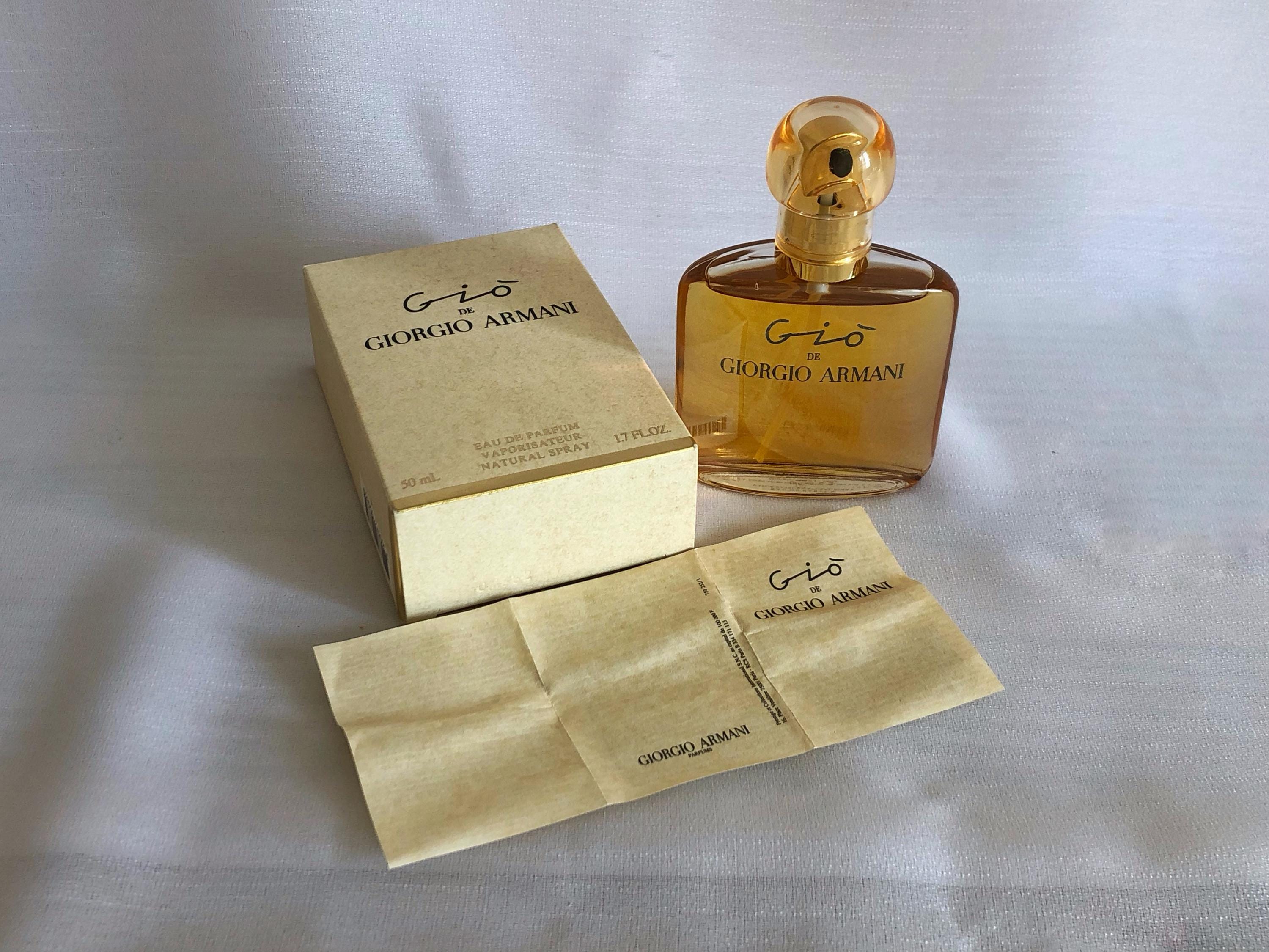 Giorgio Armani Gio, EDP, 50 Ml, VINTAGE, (1992) - Etsy