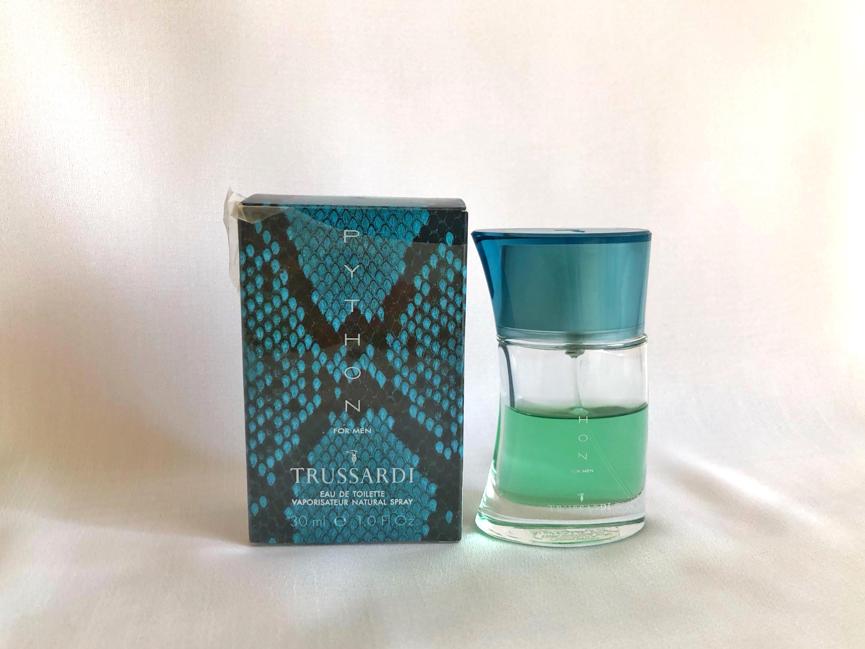Eau De Toilette Trussardi Python Pour Homme - 50ml, Spray, Vintage Scellé, Neuf
