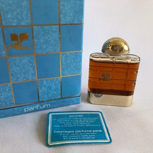 Parfum Courreges Courreges in blauw, 15 ml, VINTAGE afbeelding 6