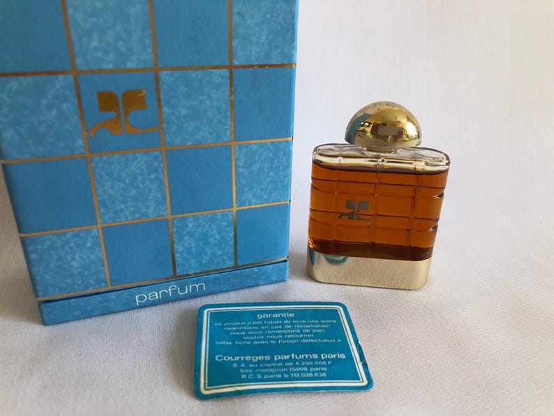 Parfum Courreges Courreges in blauw, 15 ml, VINTAGE afbeelding 6