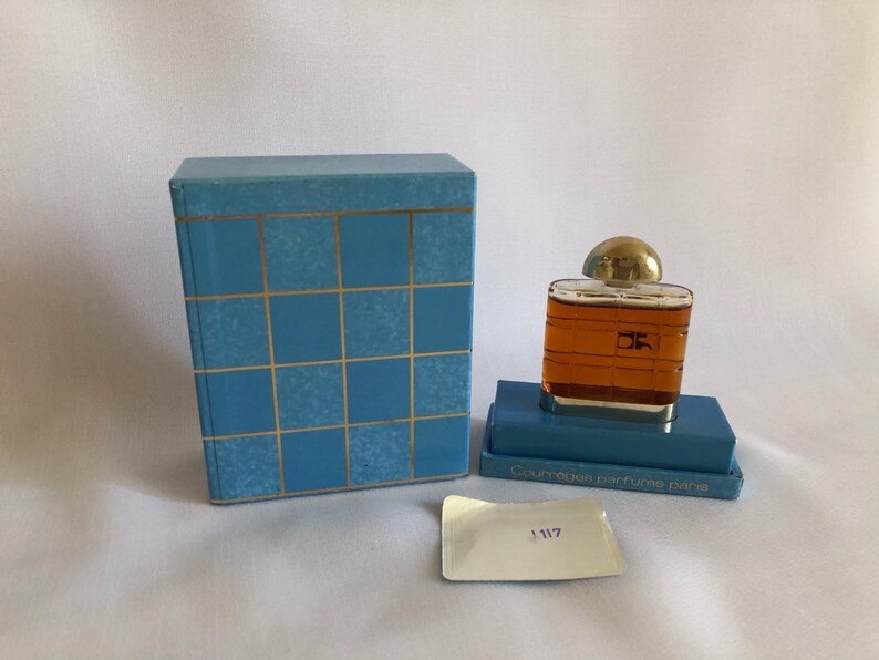 Parfum Courreges Courreges in blauw, 15 ml, VINTAGE afbeelding 4