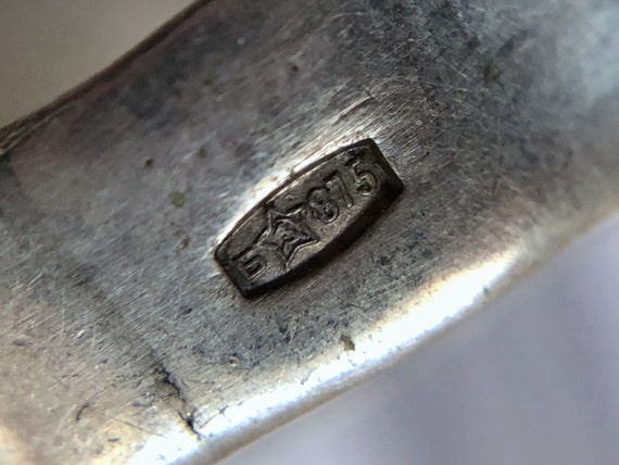 Ring ring Soviet silver 875 - image 5