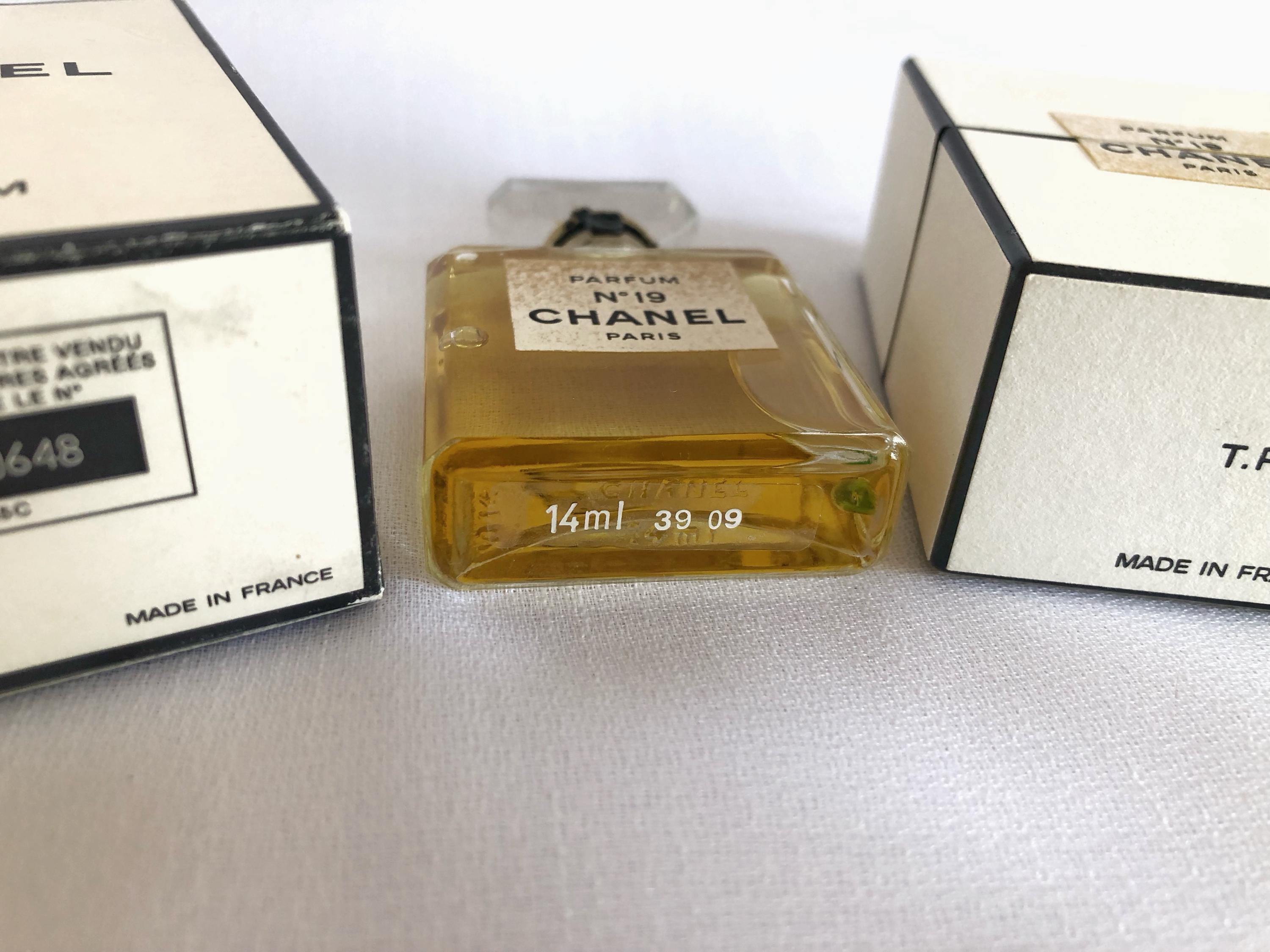 Parfum Chanel 19, VINTAGE, 28 Ml, Sealed - Etsy