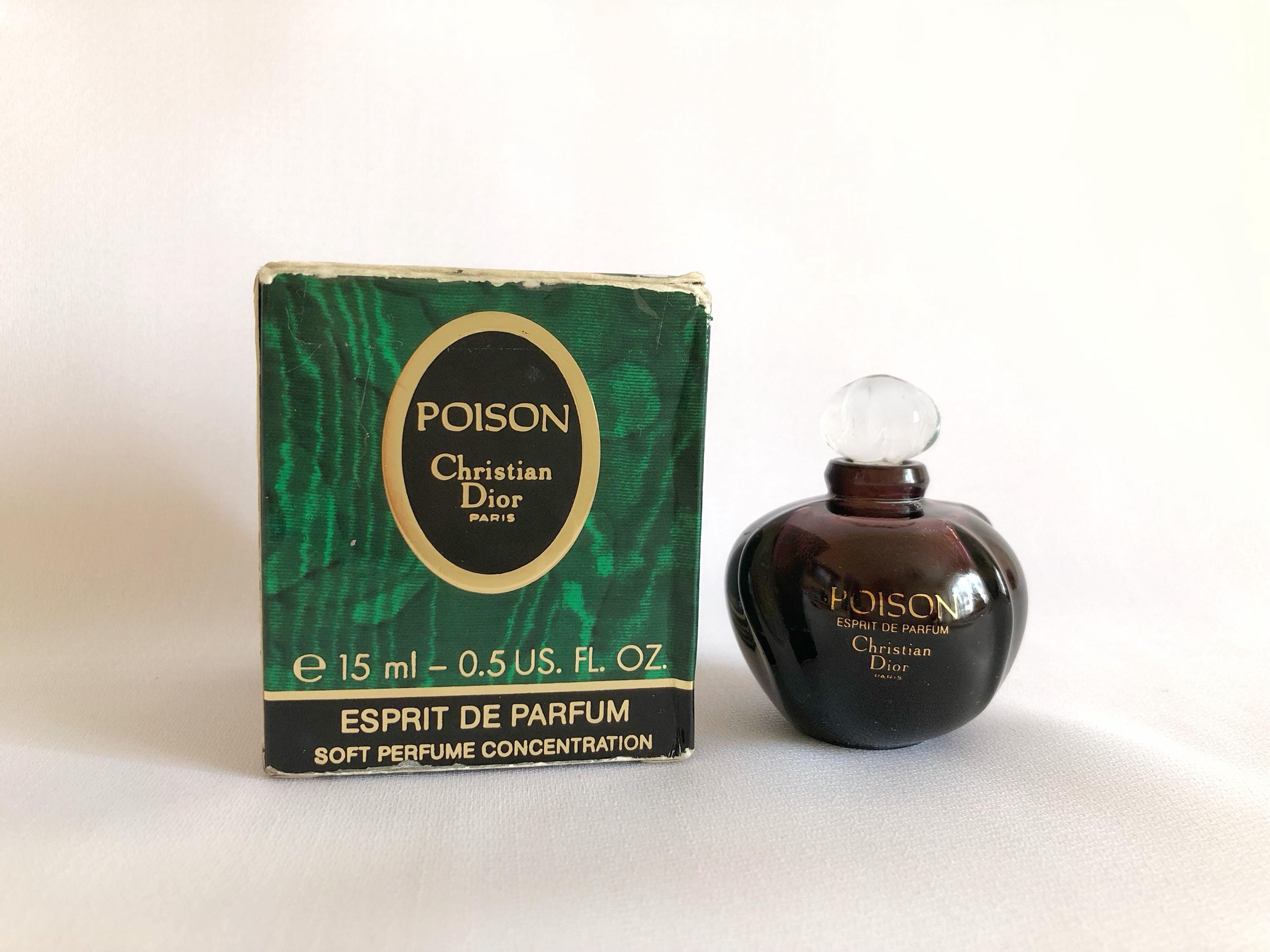 Christian Dior POISON エスプリ・ド・パルファム 15ml Christian Dior Poison, Esprit De Parfum, 15 Ml Vintage - Etsy