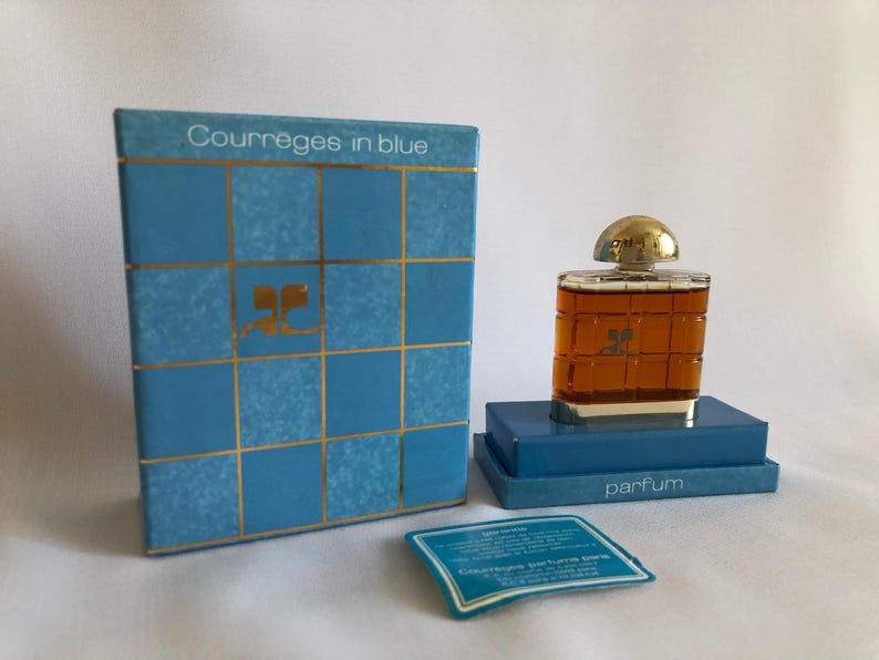 Parfum Courreges Courreges in blauw, 15 ml, VINTAGE afbeelding 3