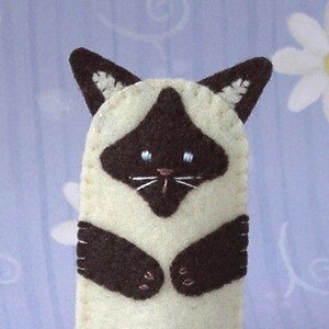 Kitty Cat Finger Puppets Select a Cat Golden Ginger Black Cat Cat Puppets Felt Cat Finger Puppet Felt Finger Puppet Kitty Cat Siamese