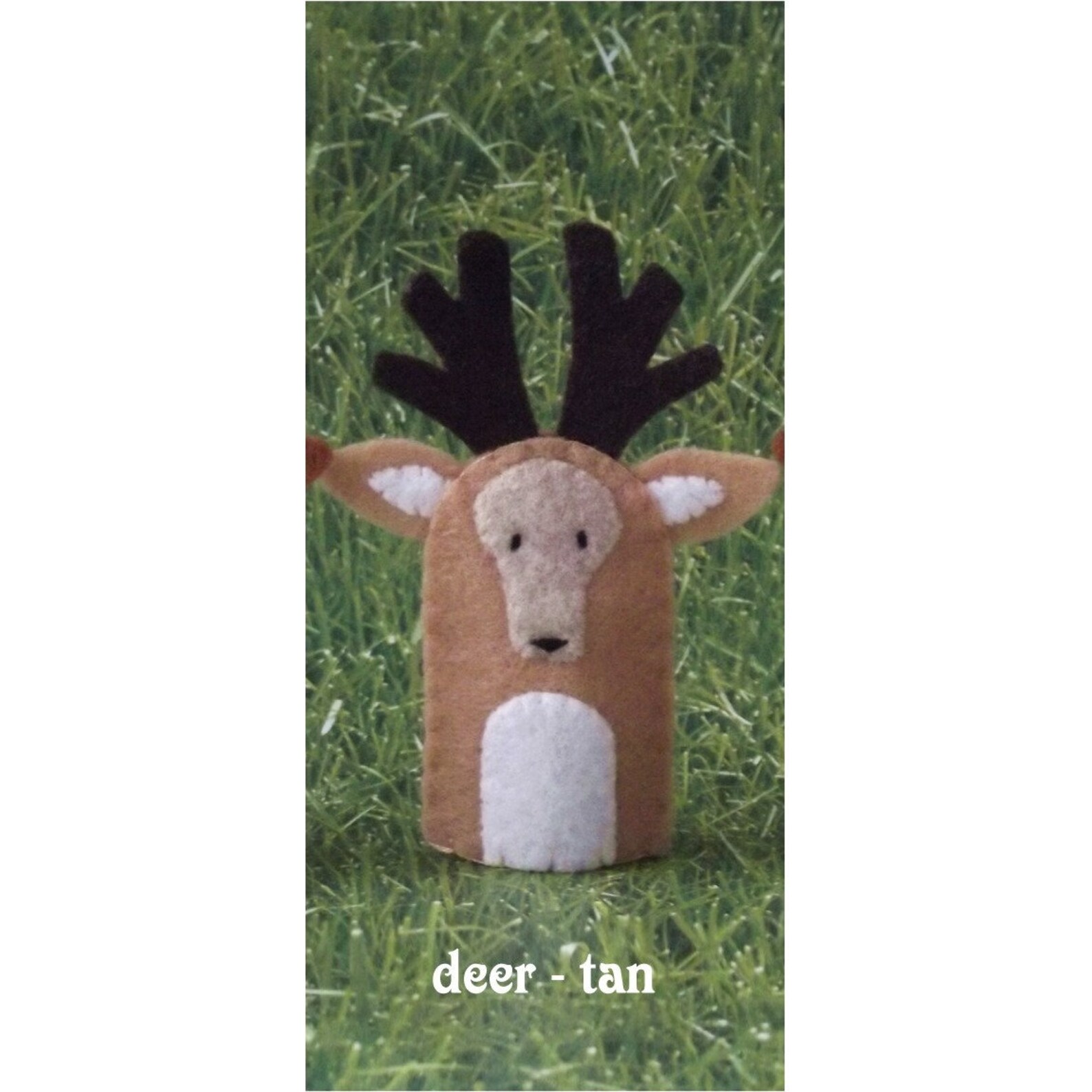 Buck Stag Deer Finger Puppet Deer Puppet Felt Animal Etsy