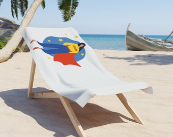 Super Mom Beach Towel