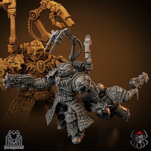 Grimdark Battle Brothers 8legs miniatures Flame Lizards Surgeon/ apothecary for various games see description for details