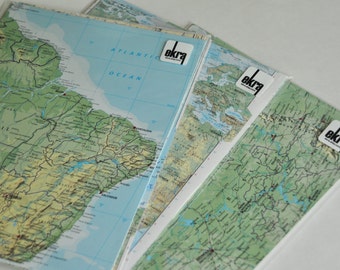 Atlas Map Paper Pack: Large Sheets for Scrapbooking, DIY Crafts