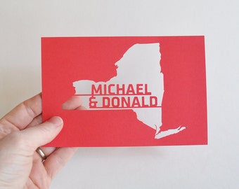 Personalized Anniversary Gift First Anniversary Gift Paper Cut Map Art Personalized with Couples Names