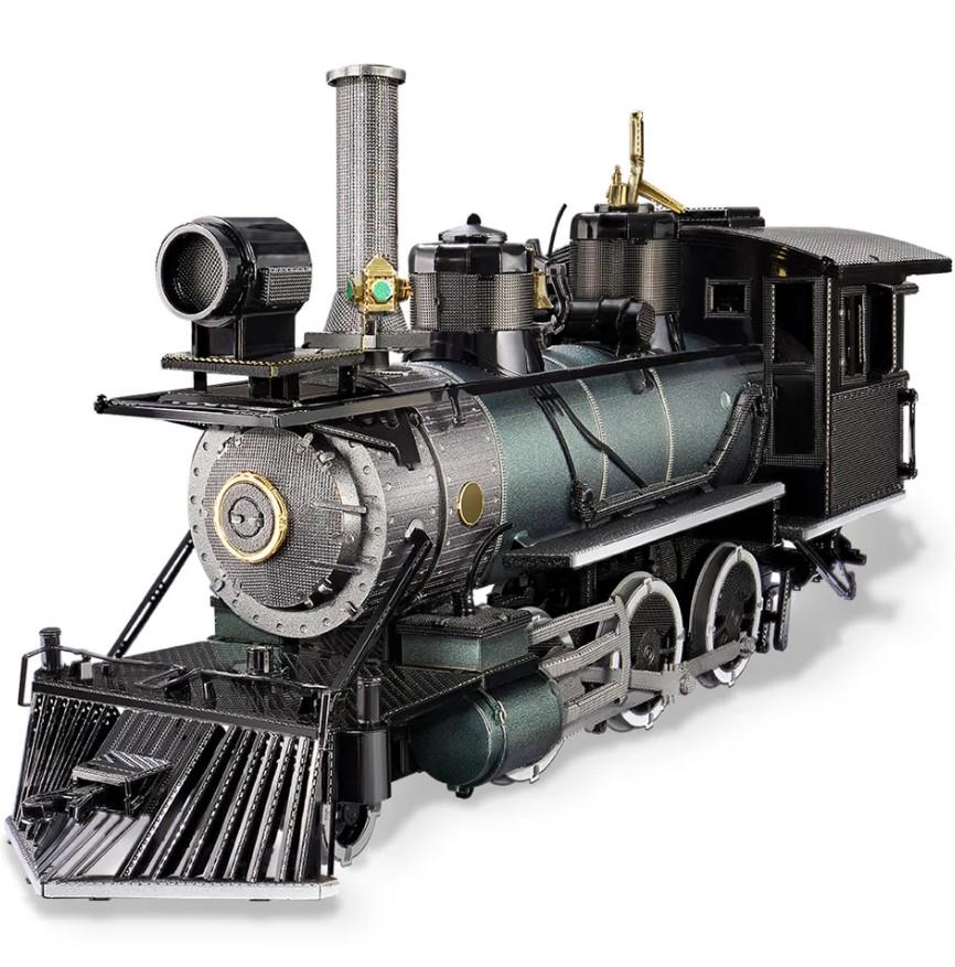 Piececool Mogul Locomotive 3D metal puzzle DIY metal model kit Steam Train Scale model Home Decoration Gift Art Craft