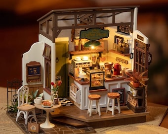Miniature Bar Rolife Cheers Bar – Kit Maison De Poupée Miniature 1/24 à Monter (Cadeau DIY