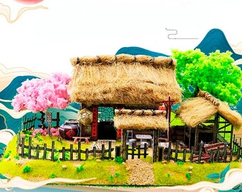 Iron Star Pastoral Life 3D Metall Puzzle DIY Metallmodell Kit Home Dekoration Geschenk Art Craft