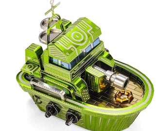 Microworld Schiff 3D Metall Puzzle DIY Metallmodell Bausatz Schiff Modellbau Dekoration Geschenk Art Craft