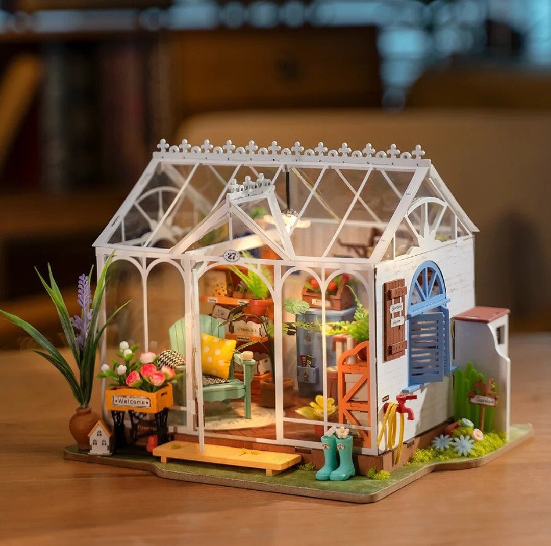 日本限定 Dreamy Garden 3D Kit Dollhouse Miniature DIY Rolife House 立体パズル