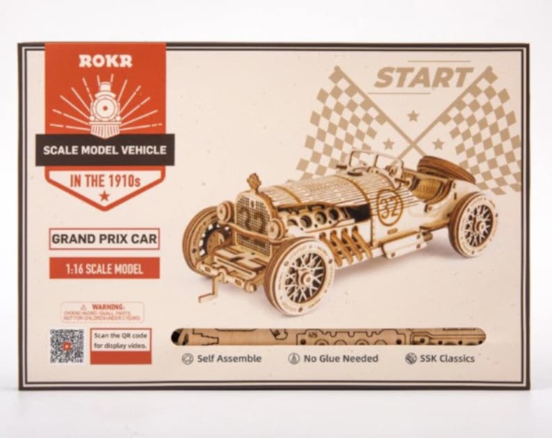ROKR Puzzle 3D Auto Da Gran Premio -Modellismo Da Costruire Adulti - Foto 10