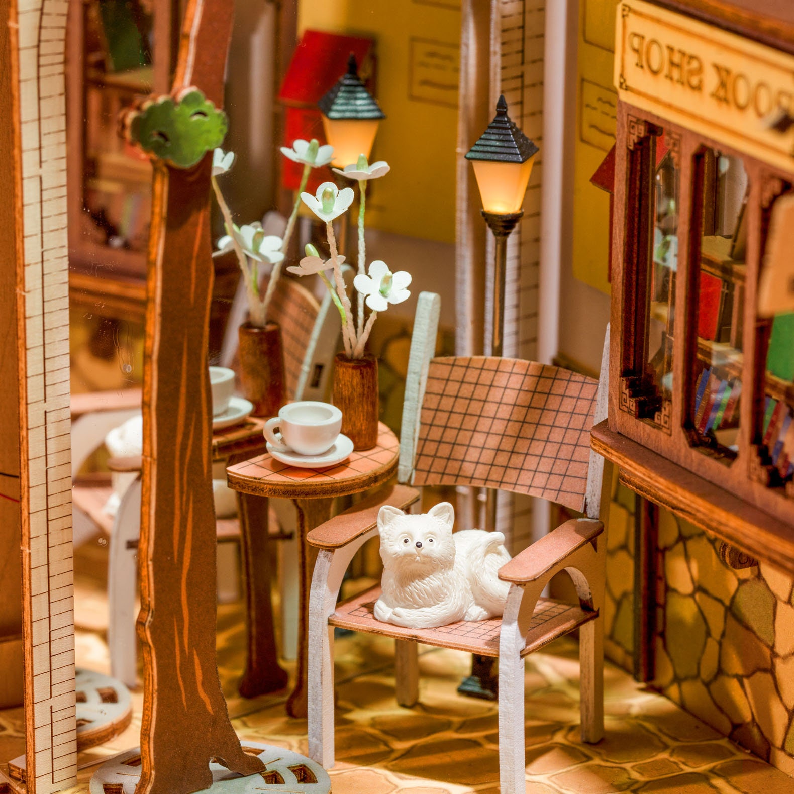 Sunshine Town DIY Miniature House Book Nook Kit
