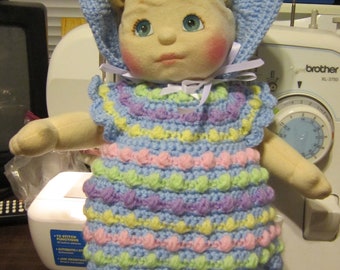 Jelly Beans Dress Set Crochet Pattern fits 13" My Child Dolls
