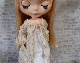 Blythe @home - Time for Tea housecoat PDF pattern for 12" Blythe doll