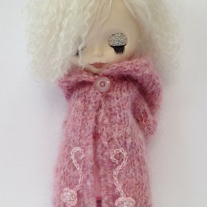 pdf knitting pattern Winter Warmer coat for Blythe image 2