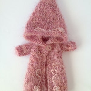 pdf knitting pattern Winter Warmer coat for Blythe image 1