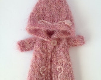 pdf knitting pattern -Winter Warmer coat for Blythe