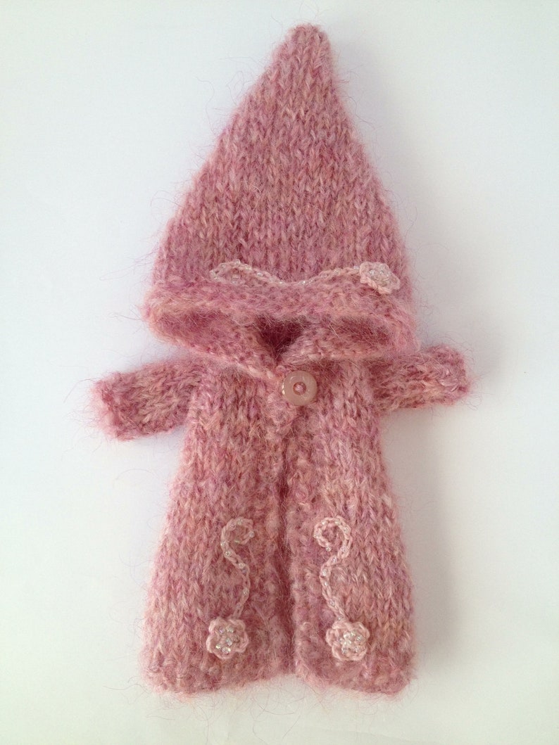 pdf knitting pattern Winter Warmer coat for Blythe image 1