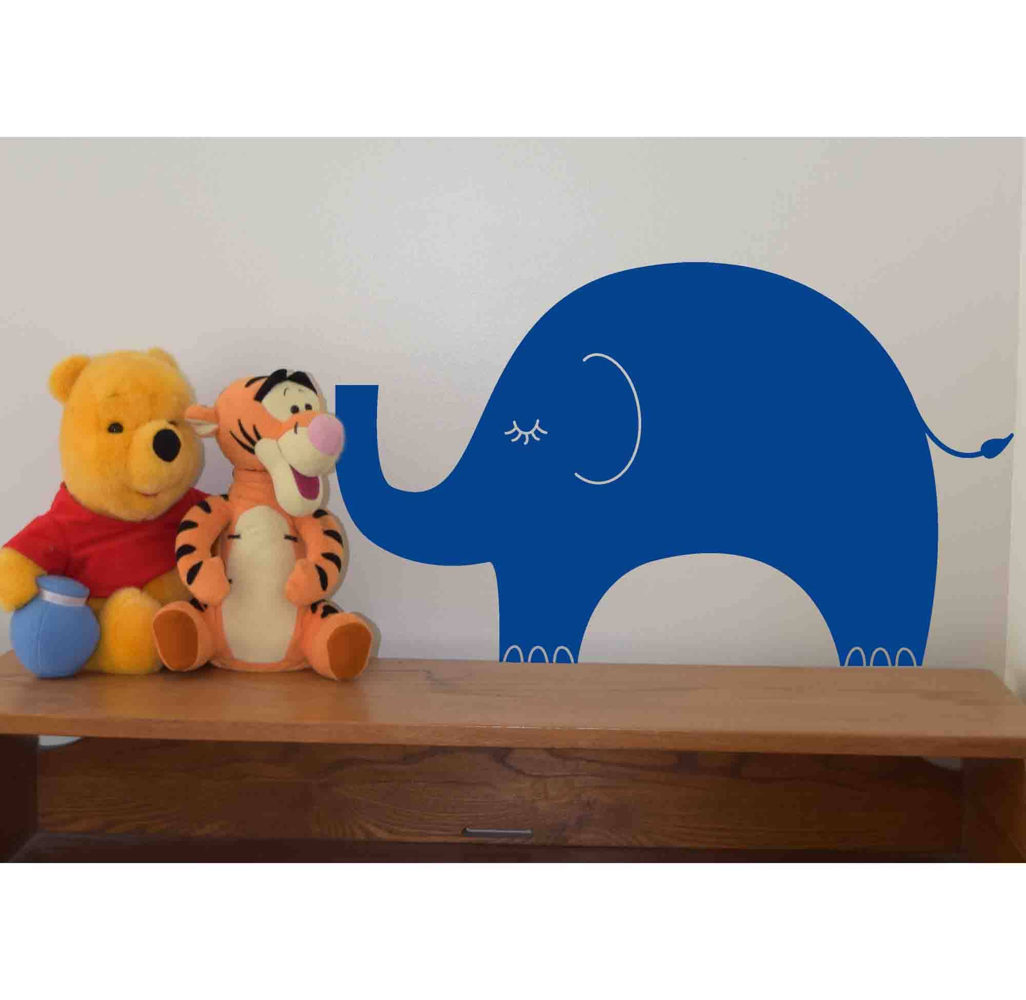 Elephant Vinyl Wall Decal Size XLARGE Elephant Wall Etsy