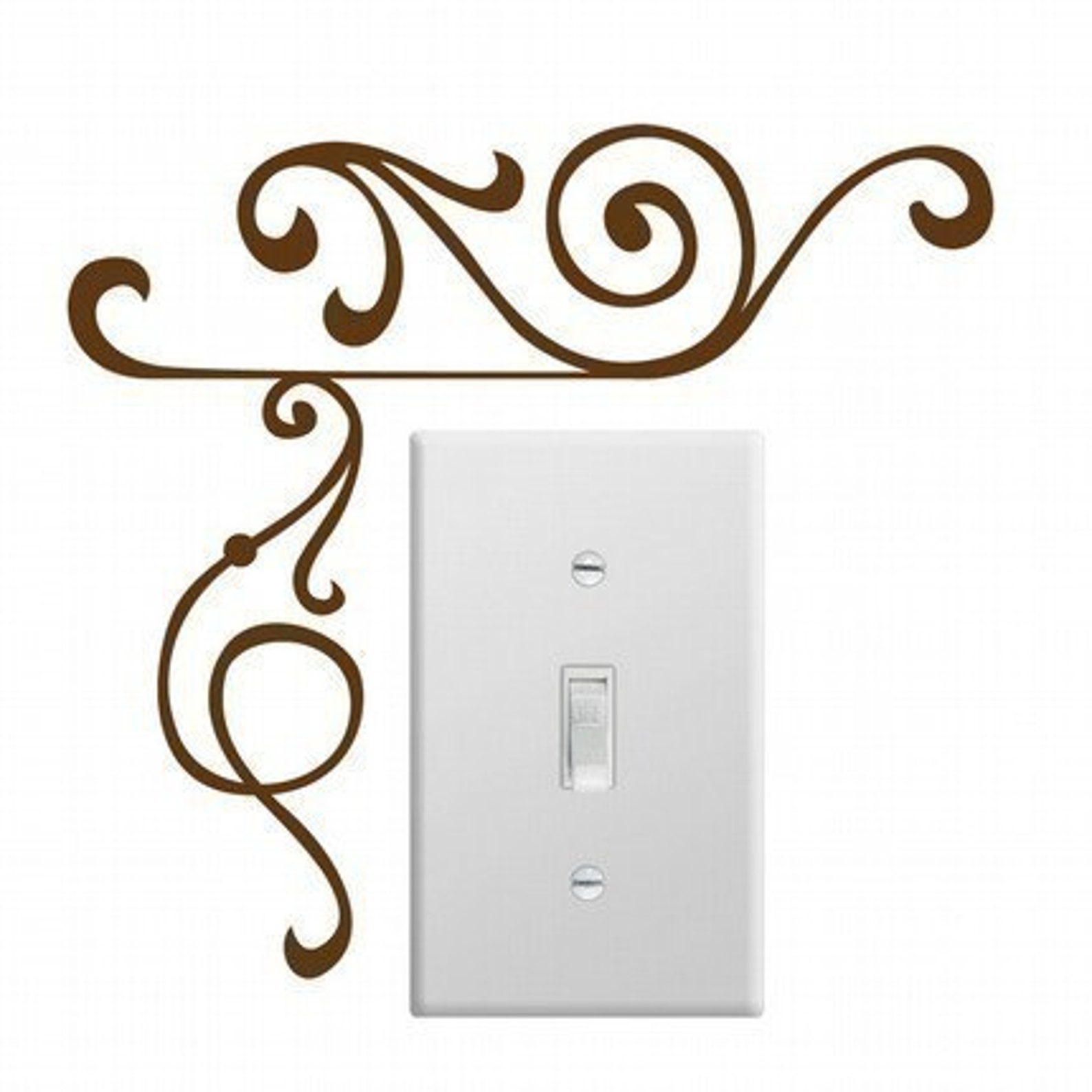 Elegant Corner Wall Decals set of 2 LARGE Home Decor Etsy