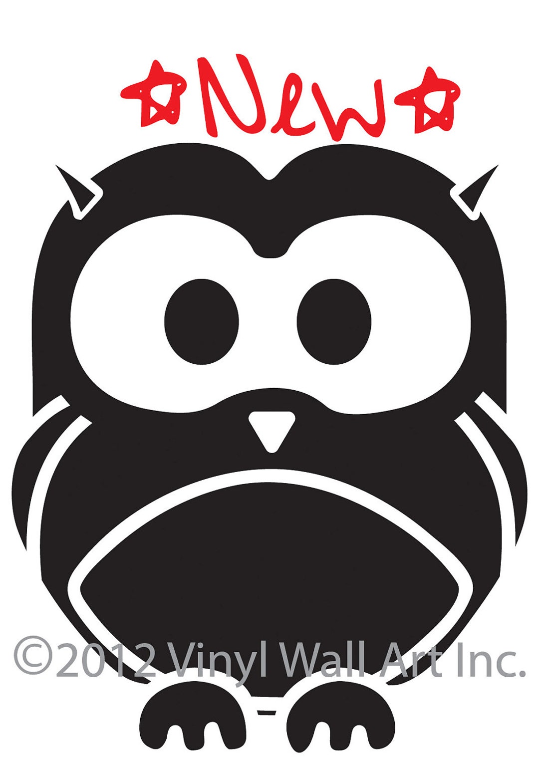 Owl: Talking Icon - Removable Wall Adhesive Decal