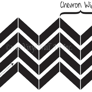 Chevron Vinyl Artistic Flair, Office Decor, Home Decor, Bedroom Decal, Nursery Decal image 2