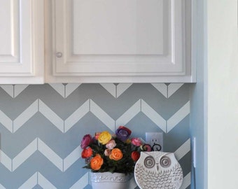 Chevron Vinyl  - Artistic Flair, Office Decor, Home Decor, Bedroom Decal, Nursery Decal