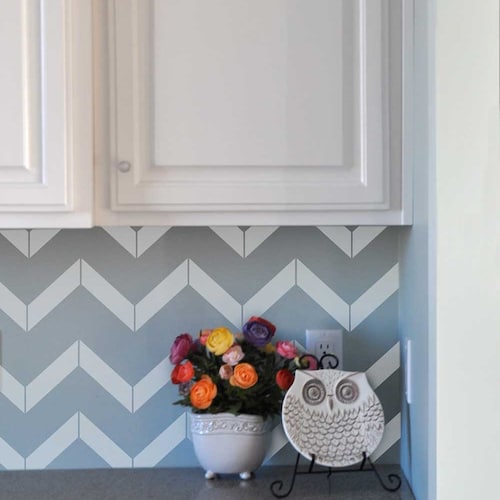 Chevron Vinyl Wall Decals Size MEDIUM Artistic Flair Office Etsy