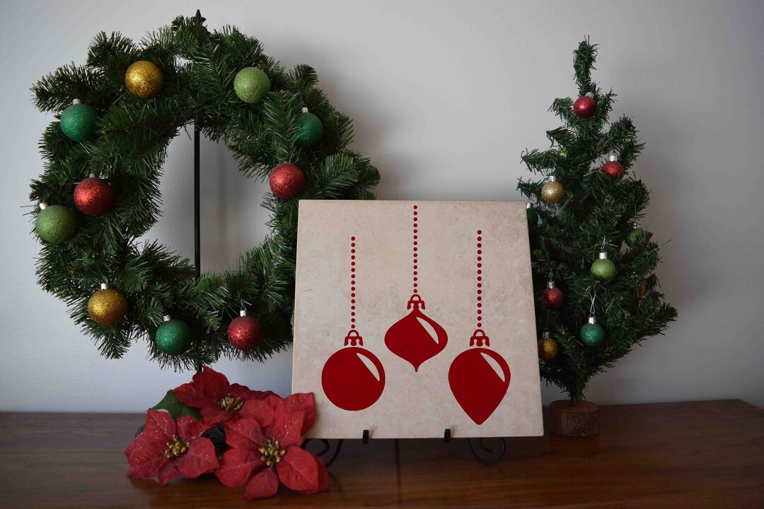 Christmas Ornament Decal Set of 3 Size SMALL Christmas Etsy