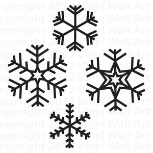 Snowflake Decal Christmas Collection Snowflake, snowflake sticker, snowflake window film, Christmas snow, snow window film image 3