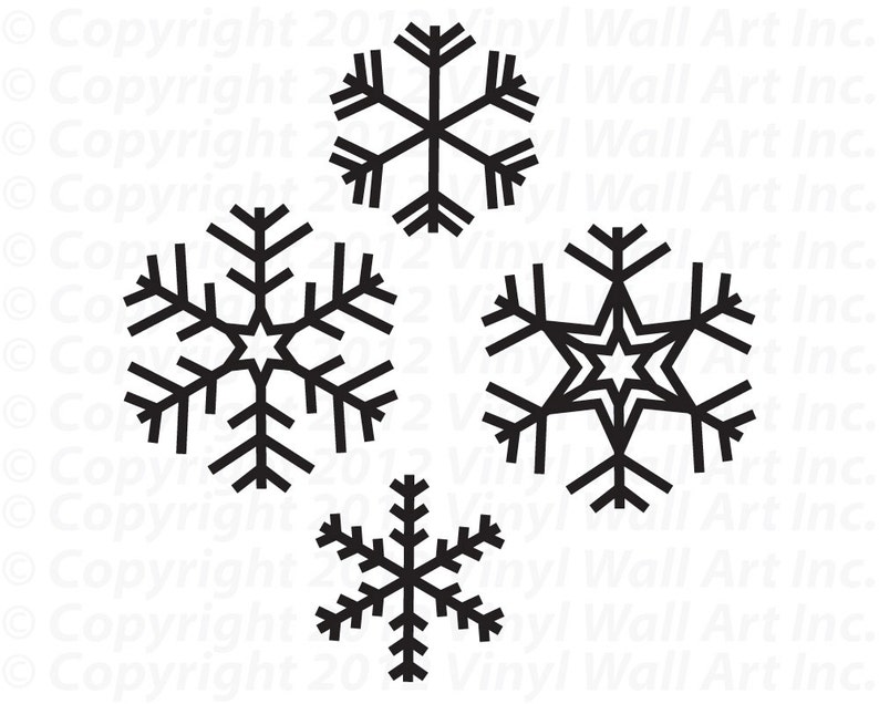 Snowflake Decal Christmas Collection Snowflake, snowflake sticker, snowflake window film, Christmas snow, snow window film image 3