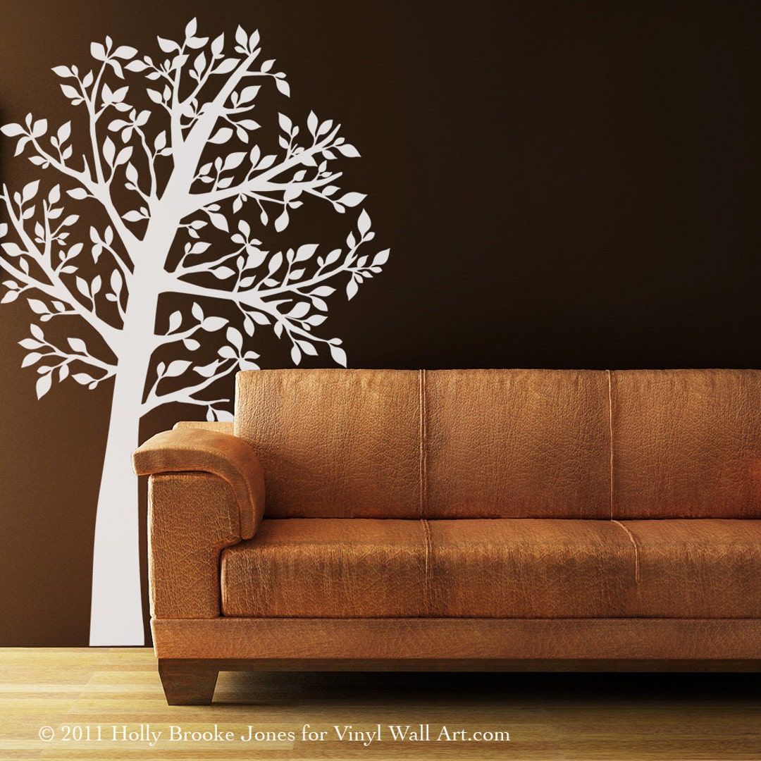 Shadow Tree Vinyl Wall Decal - Etsy