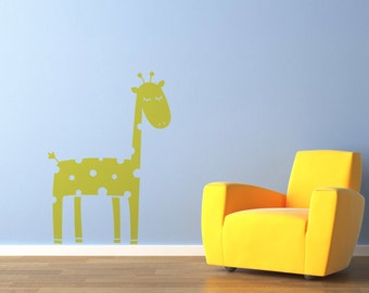 Giraffe Decal Sticker by Vinyl Wall Art
