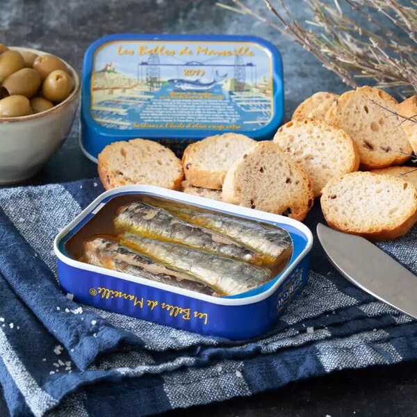 Collector Series Wild Caught Sardines in Extra Virgin Olive Oil 2017 Les Belles de Marseille France